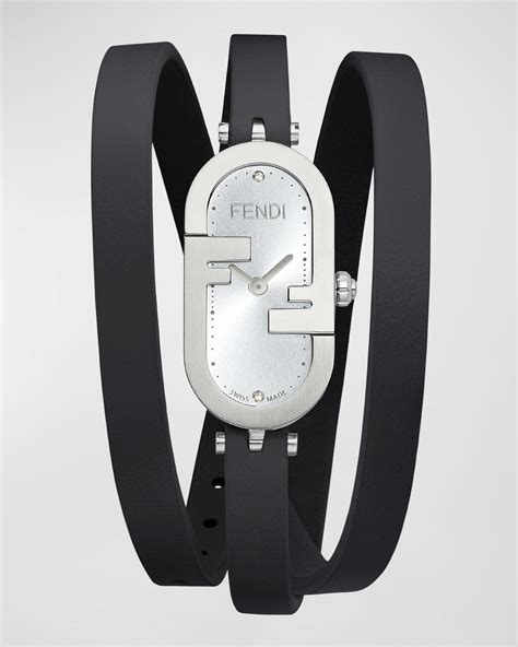 fendi o'lock oval watch